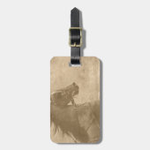 Imitate Vintag Hackney Gepäckanhänger (Vorderseite vertikal)