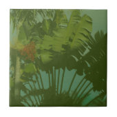 Imitate Vintag tropisches Gewebe Fliese (Vorderseite)