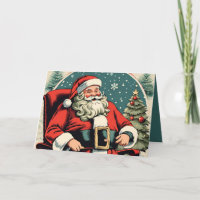 Imitate Vintage Abbildung Santa Claus GC02