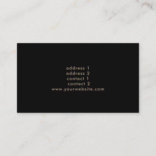 Imitate Visitenkarte (Rückseite)