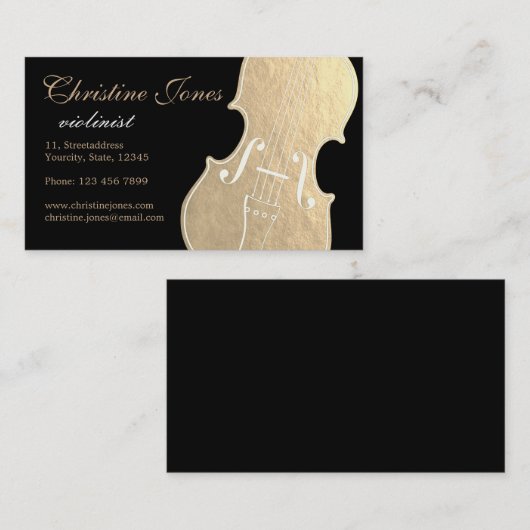 Imitate Visitenkarte (Vorne/Hinten)