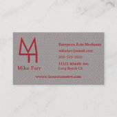 Imitate Visitenkarte (Vorderseite)