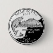 Imitate Washington Staat Quarter Button (Vorderseite)