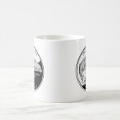Imitate Washington Staat Quarter Kaffeetasse (Mittel)