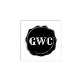 Imitate Wax Siegel Print Monogram Custom Gummistempel (Prägung)