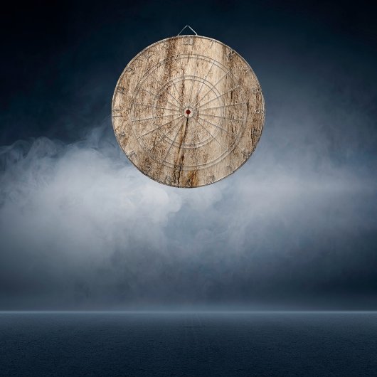 Imitate weichen altes Holz Dartscheibe