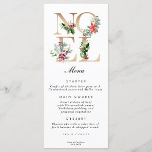 Imitate Weihnachten Weihnachten Hochzeitsmenu Menükarte