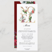 Imitate Weihnachten Weihnachten Hochzeitsmenu Menükarte (Vorne/Hinten)