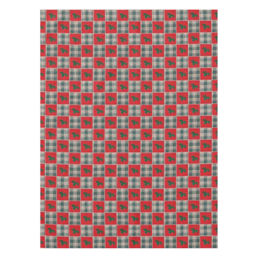 Imitate Weihnachtsgestecke Tischdecke (Vorderseite)