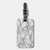 Imitate Weißer Marmor Gepäckstück Gepäckanhänger (Vorderseite vertikal)