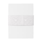 Imitate Weißer Spitzenstoff Hintergrund Einladungsbanderole (Rückseitenbeispiel)