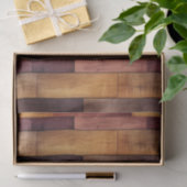 Imitate Western aus gefliestem Holz Seidenpapier (Geschenk)