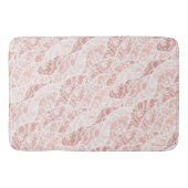 Imitate White Lace Fishnet Bath Mat Badematte (Vorderseite)