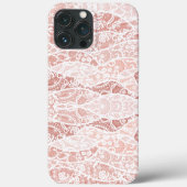 Imitate White Lace Fishnet iPhone Case Geschenk (Rückseite)