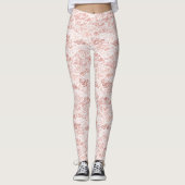 Imitate White Lace Fishnet Leggings Romantisches D (Vorderseite)