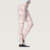Imitate White Lace Fishnet Leggings Romantisches D (Rechts)