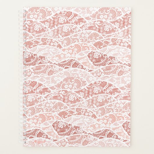 Imitate White Lace Fishnet Planer (Vorderseite)