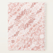 Imitate White Lace Fishnet Planner Geschenk Planer (Rückseite)