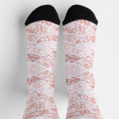 Imitate White Lace Fishnet Socken (Oben)