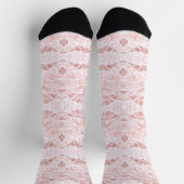 Imitate White Lace Fishnet Socken (Oben)