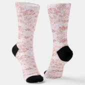 Imitate White Lace Fishnet Socken (Gewinkelt)