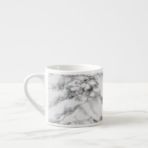 Imitate White Marble Espresso Cup Espressotasse