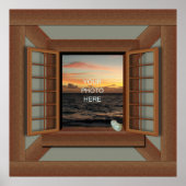 Imitate Window Frame Poster Hinzufügen Ihres Fotos (Vorne)