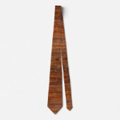 Imitate Wood Grain Masculine Rustic Neck Tie Neckt Krawatte (Vorderseite)