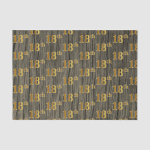 Imitate Wood, Imitate Gold 18. (Achtzehnte) Verans Seidenpapier