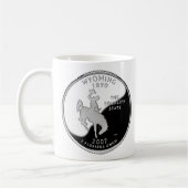Imitate Wyoming Staat Quarter Kaffeetasse (Links)