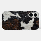 Imitate Zauberleder Kuh Gepunktet Verstecktes Pelz Case-Mate iPhone Hülle (Rückseite (Horizontal))