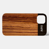 Imitate Zebra Holzkörner kundenspezifisch Personal Case-Mate iPhone Hülle (Rückseite (Horizontal))