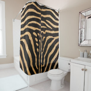 Imitate Zebra Skin Duschvorhang