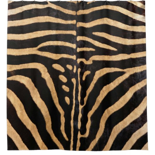 Imitate Zebra Skin Duschvorhang (Vorderseite)