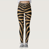 Imitate Zebra Skin Leggings (Vorderseite)