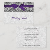 Imitate zeichnen Band lila Schwarz, die gut Karten (Vorne/Hinten)