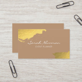 Imitatgoldelegantes modernes unbedeutendes visitenkarte