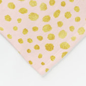 ImitatgoldGlitter Cheetah-Druckmonogramm des Chic Fleecedecke (Ecke)