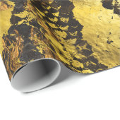 Imitatgoldschlangenhautbeschaffenheit auf dunklem geschenkpapier (Rolleneckpunkt)