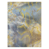 Imitatgoldschlangenhautbeschaffenheit auf Marmor Tischdecke (Vorderseite)