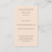 Imitatgoldsonne-Geschäftskarte Visitenkarte (Rückseite)