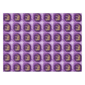 Imitatgoldstammes- Elefant lila Brushstroke Tischdecke (Vorderseite (Horizontal))