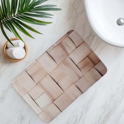 Imitation Bamboo Weave Badematte