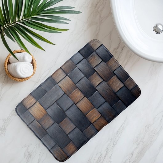 Imitation Bamboo Weave Badematte