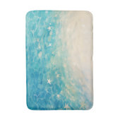 Imitation Beach Sand Starfish Anime Style Badematte (Vorderseite Vertikal)