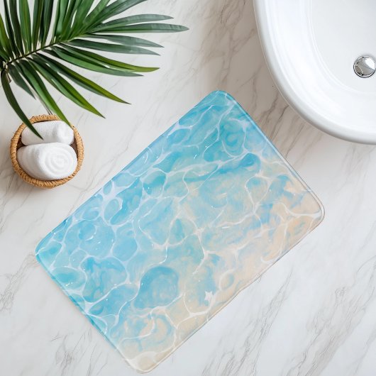 Imitation Beach Sand Starfish Anime Style Badematte