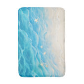 Imitation Beach Sand Starfish Anime Style Badematte (Vorderseite Vertikal)