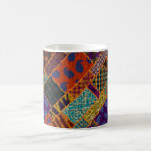 Imitation eines indischen Patchwork-Musters mit Te Kaffeetasse (Mittel)