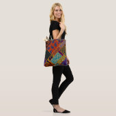 Imitation eines indischen Patchwork-Musters mit Te Tasche (Am Model)