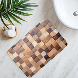 Imitation Holzkacheln Badematte